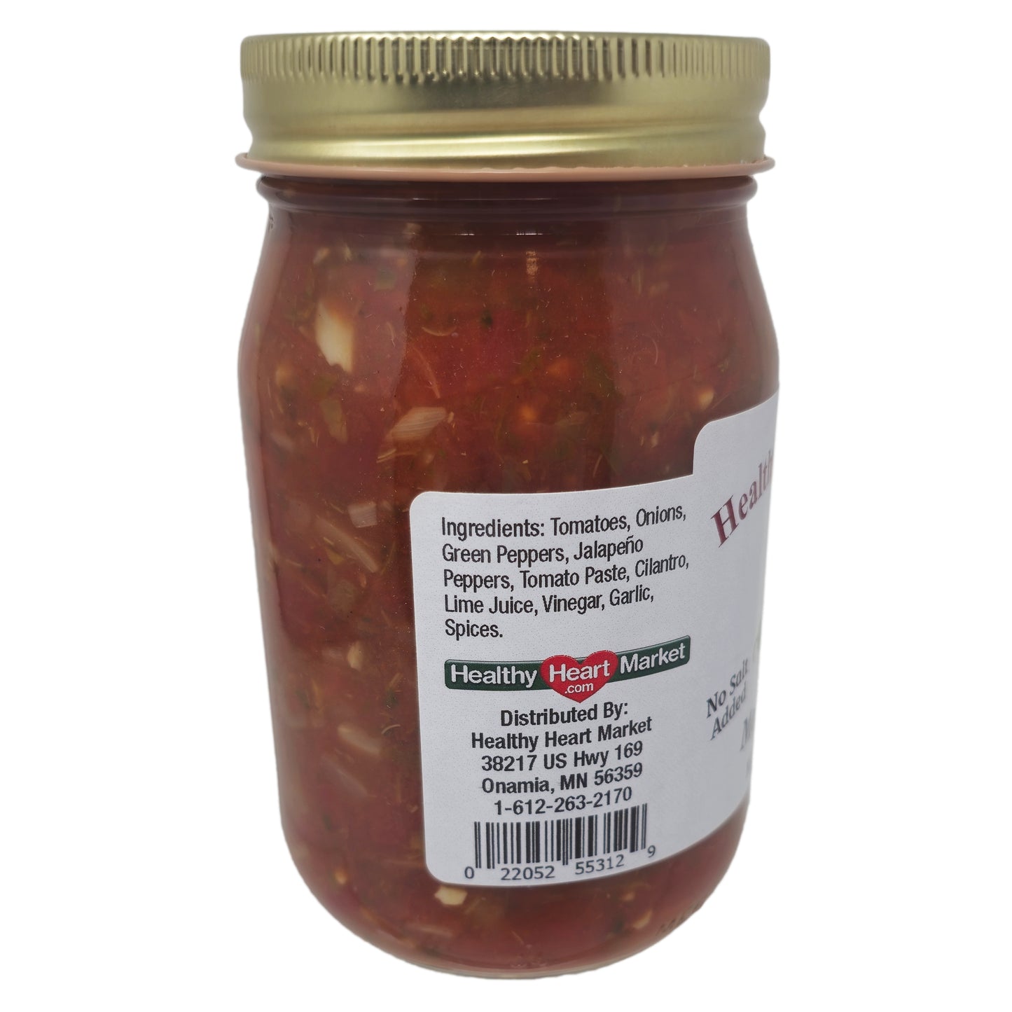 Healthy Heart Market No Salt Added Medium Salsa - 16oz.