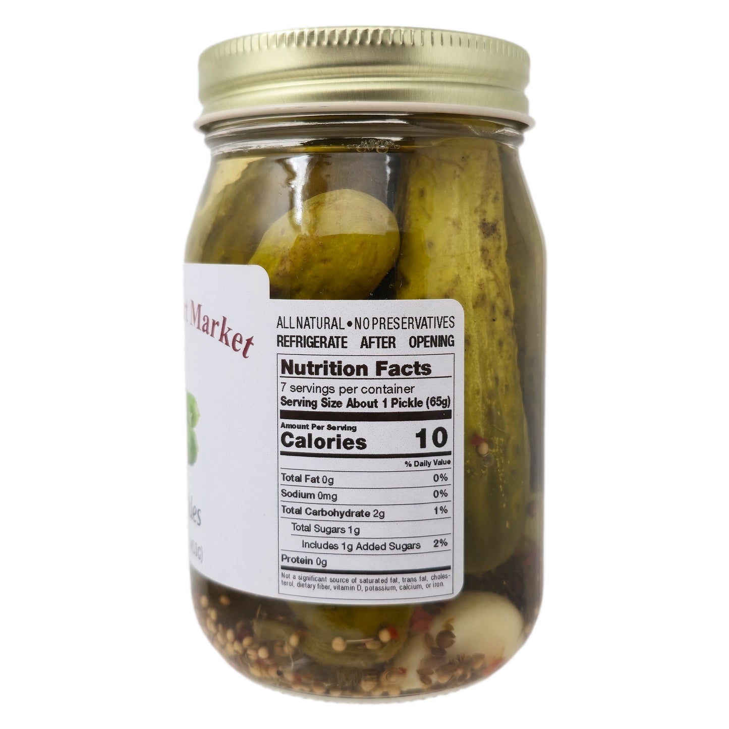 Healthy Heart Market Sodium Free Dill Pickles - 16oz.