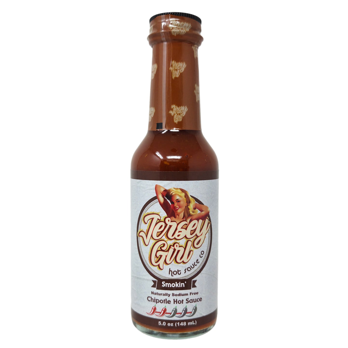 Jersey Girl Smokin Chipotle Hot Sauce Sodium Free - 5oz.
