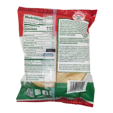 El Ranchava Tostadas All Natural Gluten Free - 4oz.