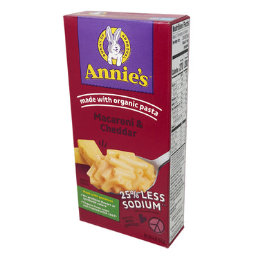 Annie's 25% Less Sodium Macaroni & Cheddar - 6oz.