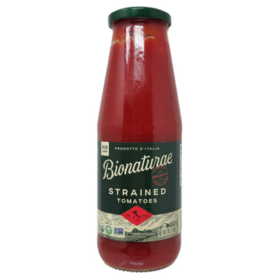 Bionaturae Organic Strained Tomatoes No Salt Added - 24oz.