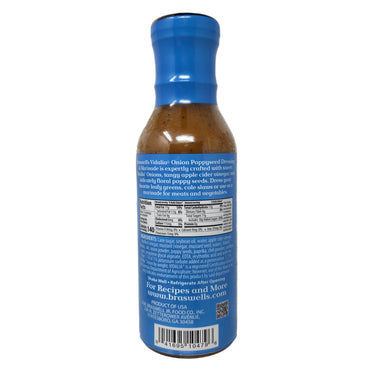 Braswell's Vidalia Onion Poppy Seed Dressing & Marinade - 12oz