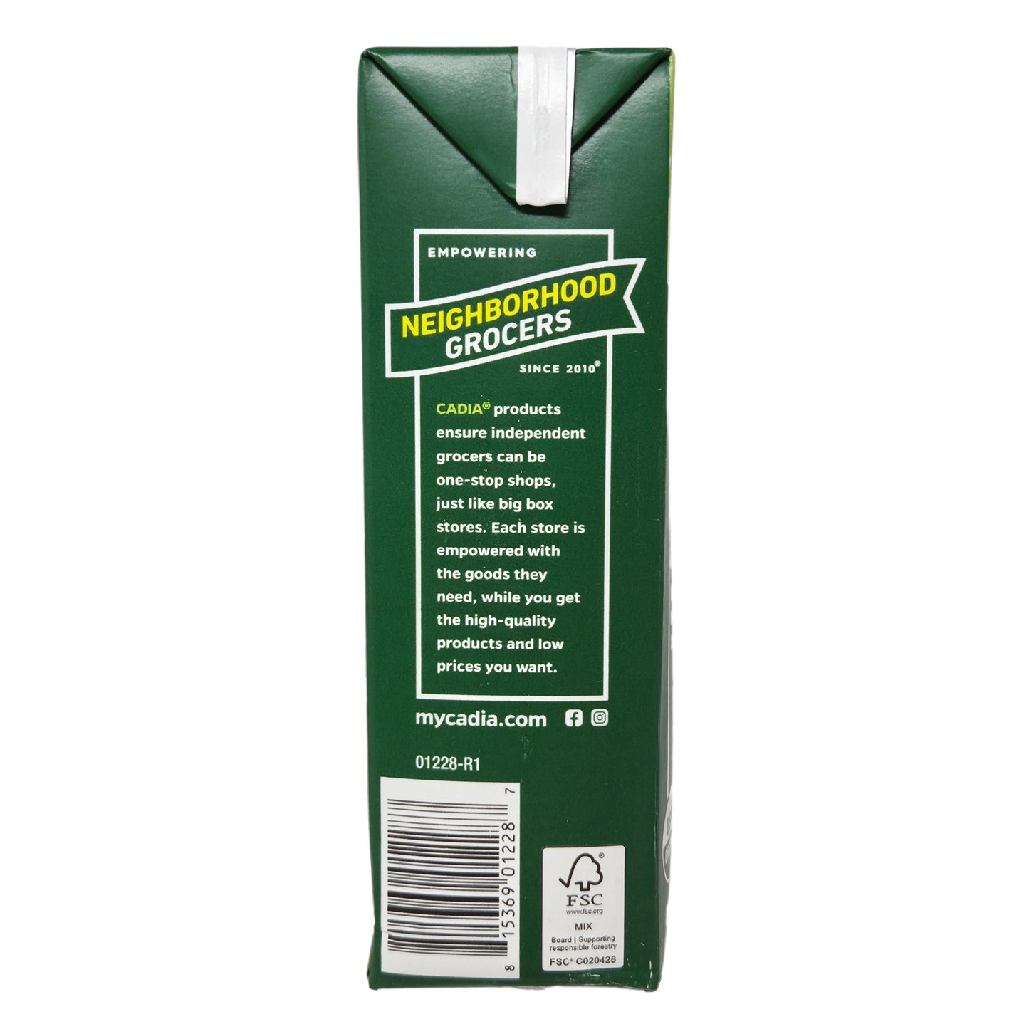 Cadia Organic Low Sodium Vegetable Broth - 32oz.