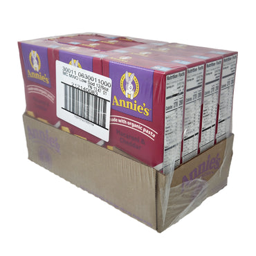Case of 12 Annie's 25% Less Sodium Macaroni & Cheddar 6oz