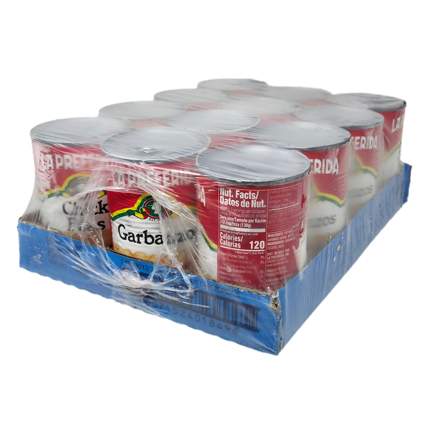 Case of 12 La Preferida Low Sodium Chicken Peas 15oz