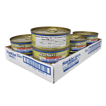 Case of 12 StarKist Selects No Salt Added Chunk White Albacore Tuna - 4.5oz
