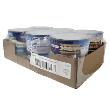 Case of 12 Swanson's 25% Less Sodium White Premium Chunk Chicken Breast - 12.5oz.