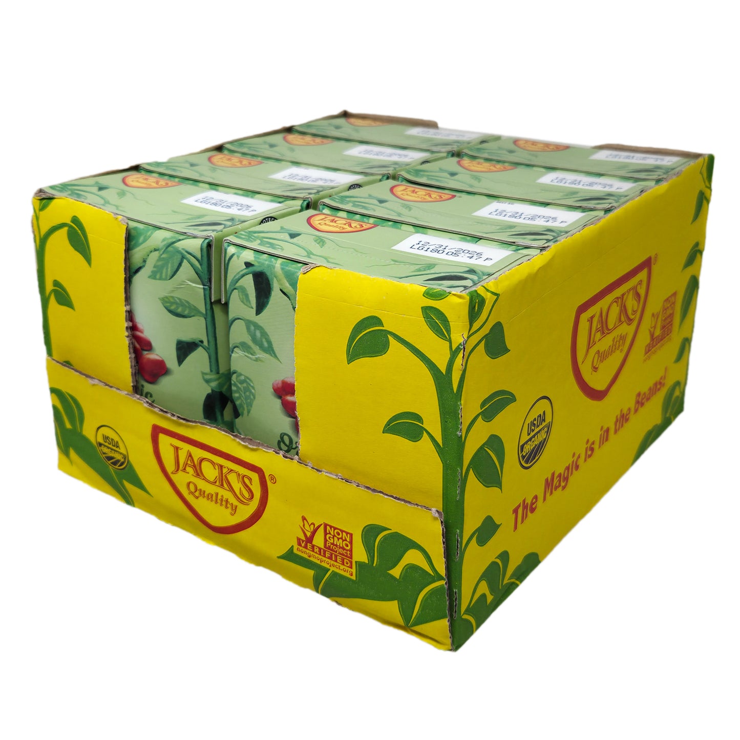 Case of 8 Jack's Quality Organic Low Sodium Kidney Beans - 13.4oz.