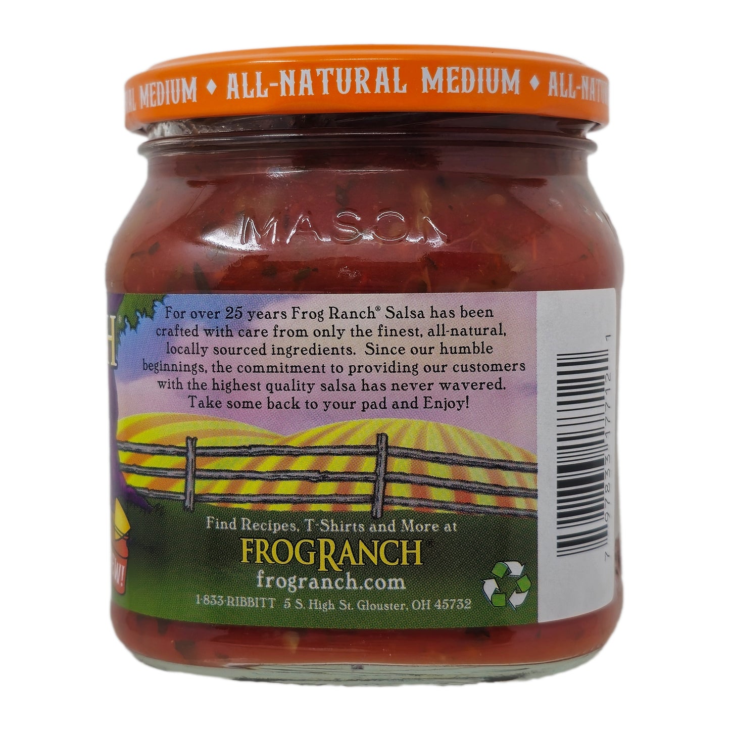 Frog Ranch Medium Salsa-16 oz.