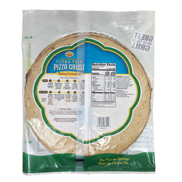 12 inch - Golden Home Whole Grain Ultra Thin Crust Pizza - 14.25oz.