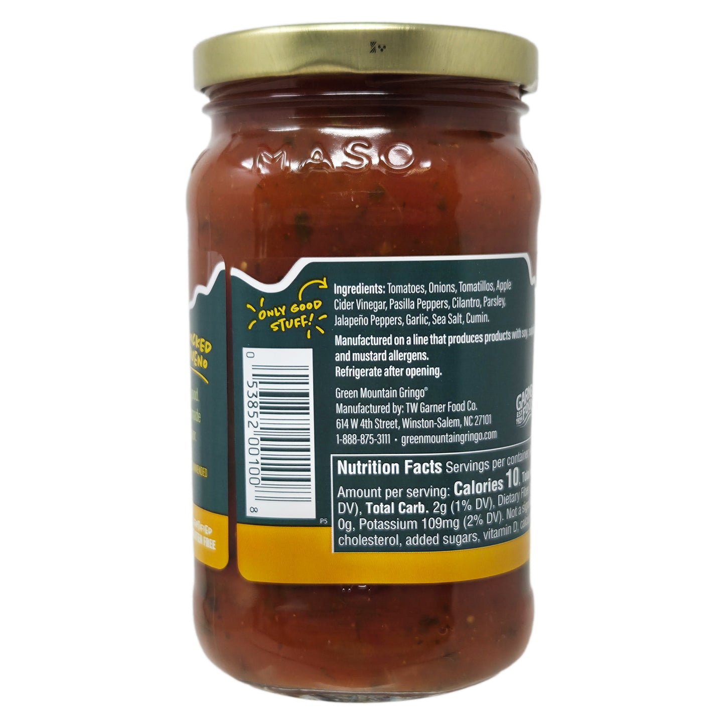 Green Mountain Gringo Mild Salsa-16 oz.