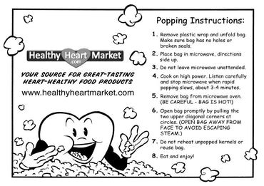 12 Pack - Healthy Heart Market No Salt Microwave Popcorn
