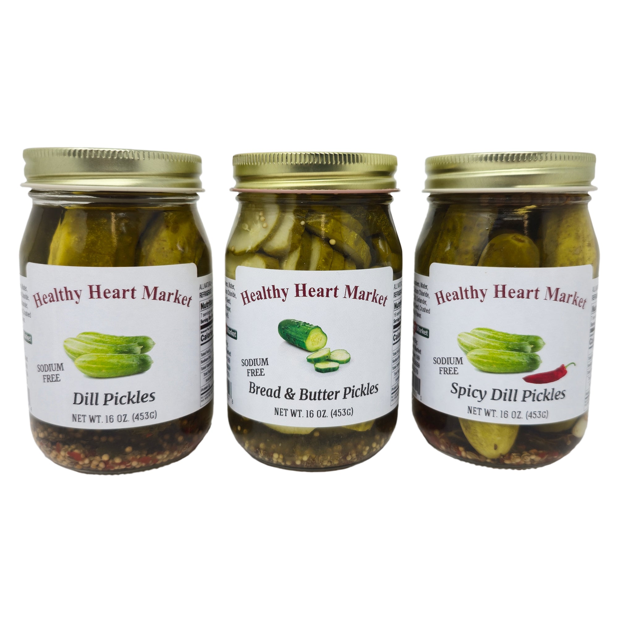 Healthy Heart Market Sodium Free Pickle Variety Pack