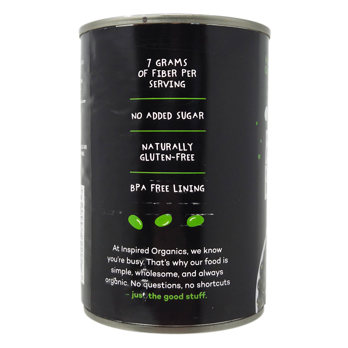 Inspired Organics Low Sodium Black Beans - 14oz.