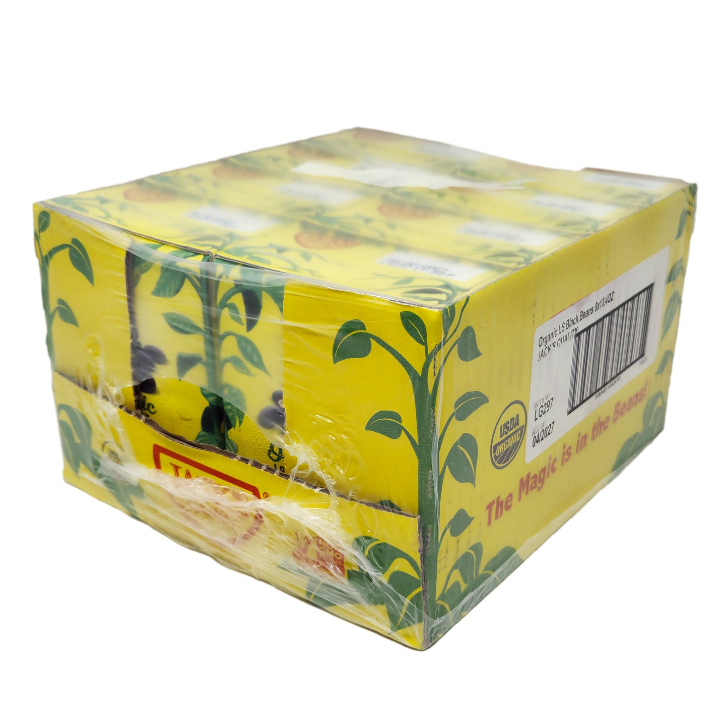 Case of 8 Jacks Organic Low Sodium Black Beans 13.4oz