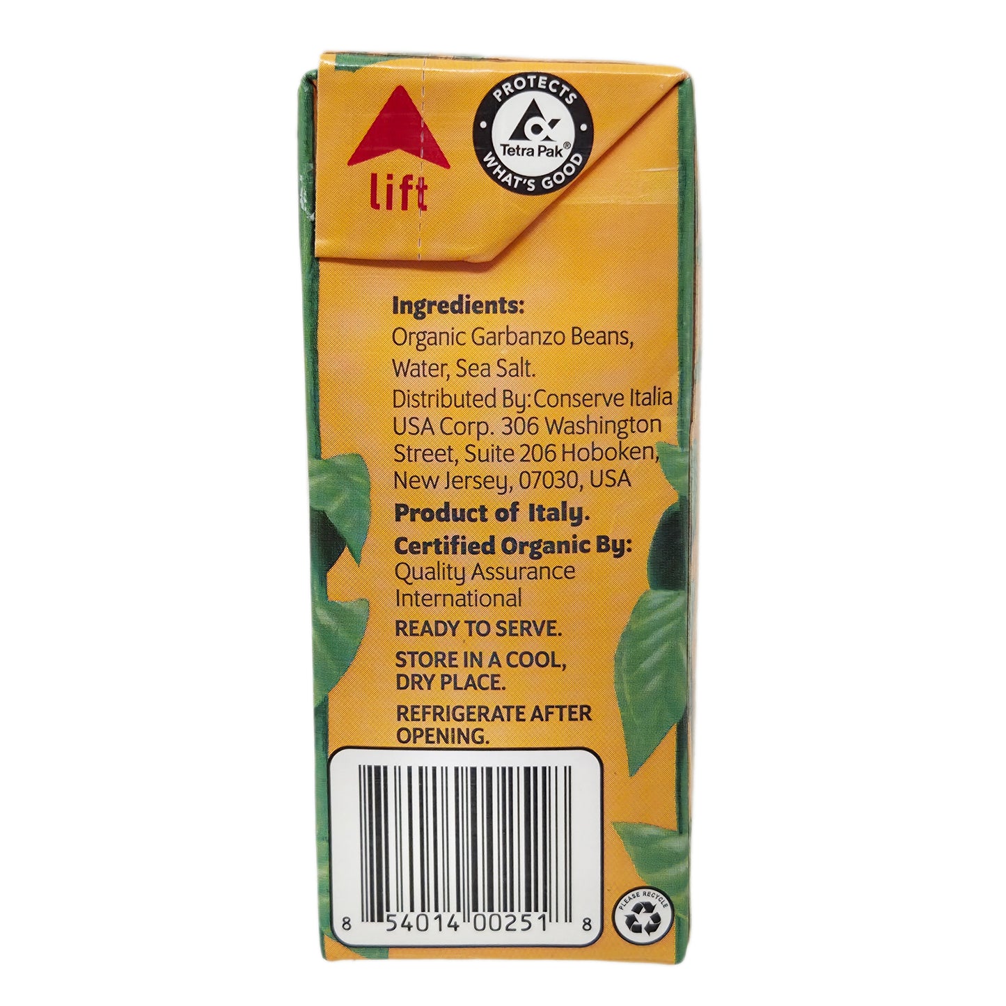 Jack's Quality Organic Low Sodium Garbanzo Beans - 13.4oz.