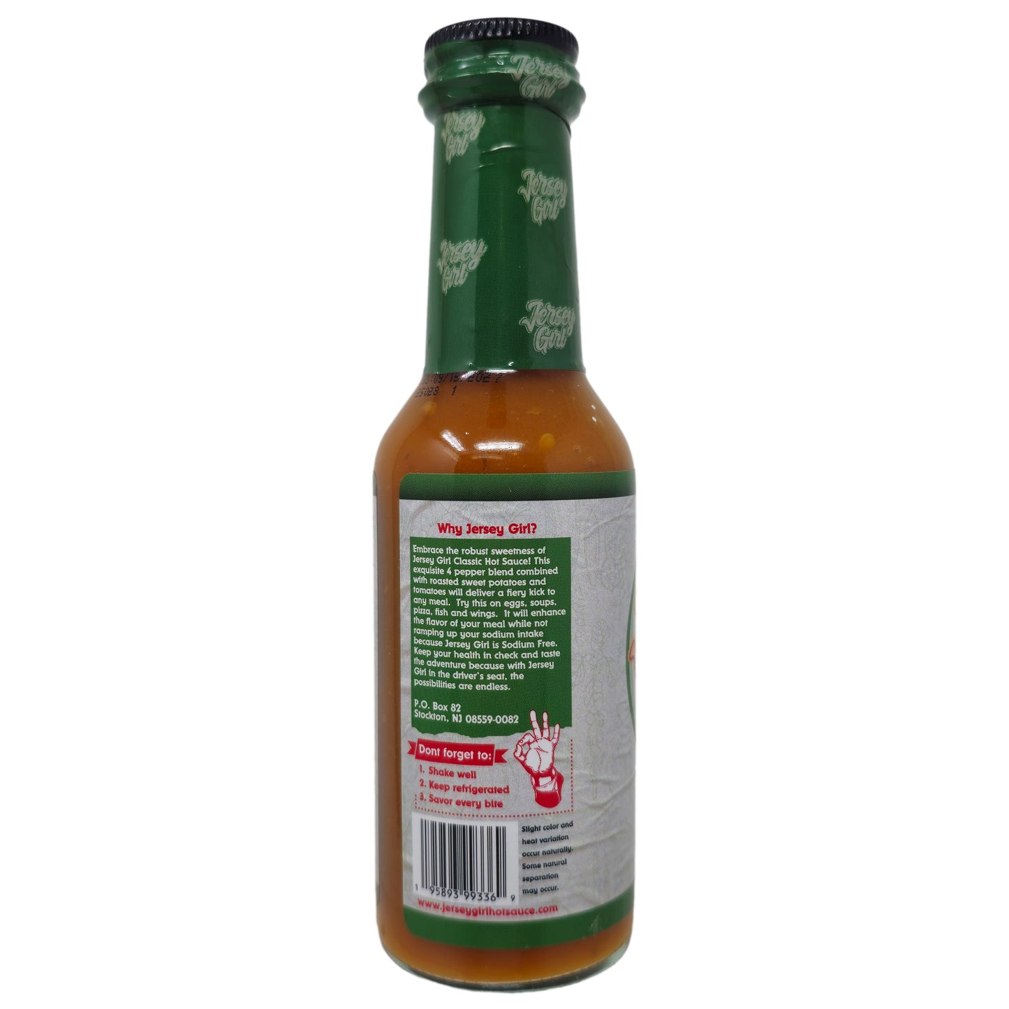Jersey Girl Classic Hot Sauce Sodium Free - 5oz.