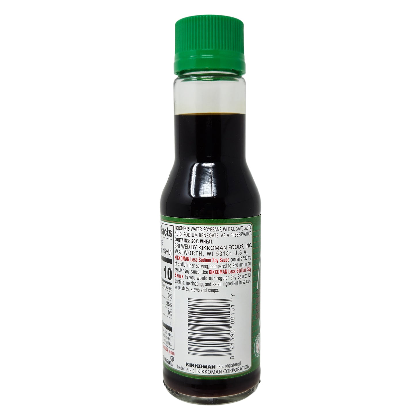 Kikkoman 38% Less Sodium Soy Sauce - 5oz.