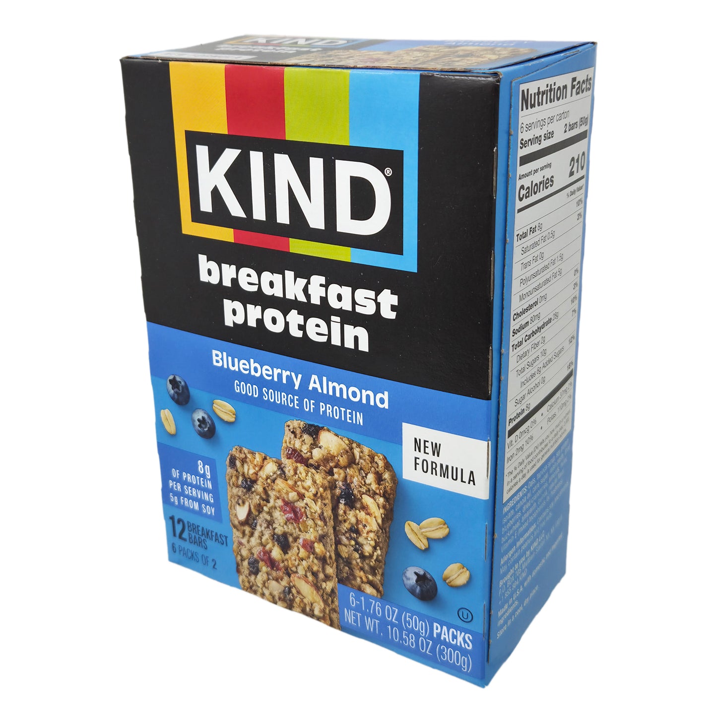 6 Pack - Kind Breakfast Bars Blueberry Almond - 10.58 oz