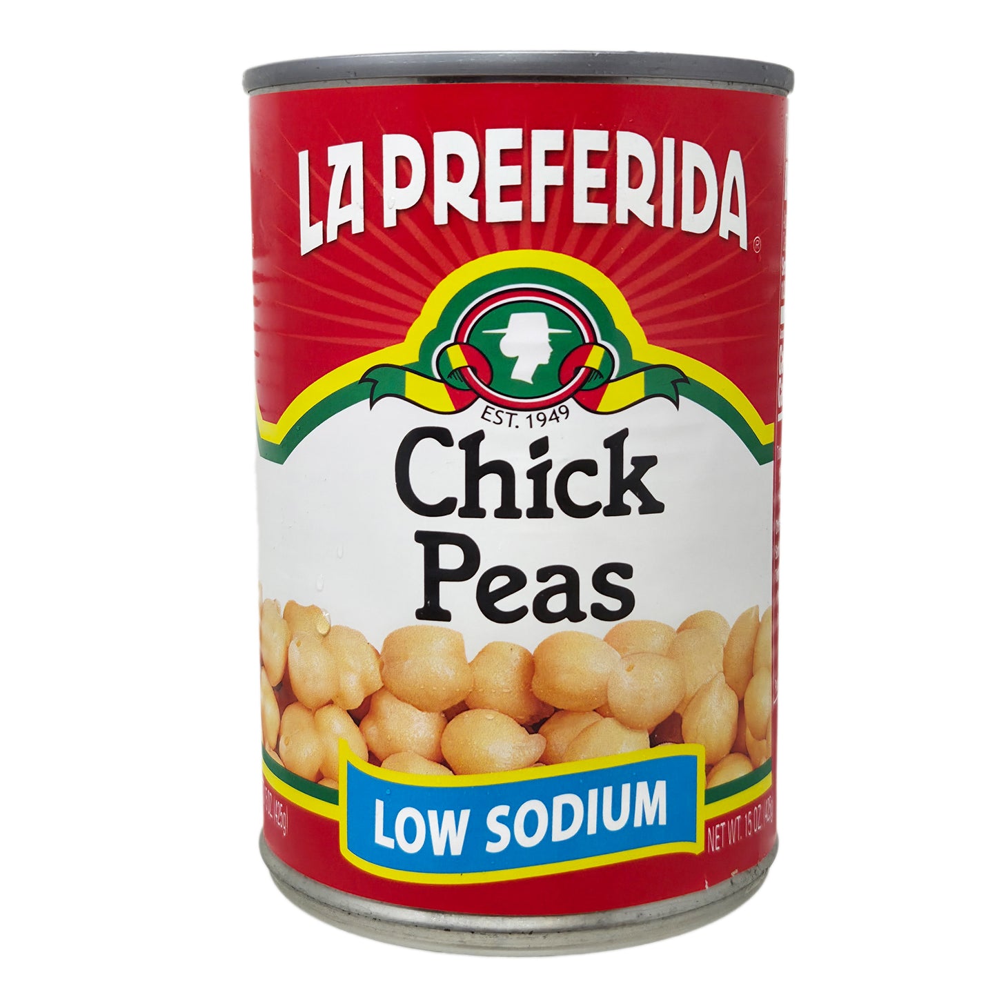 La Preferida Low Sodium Chick Peas - 15oz.