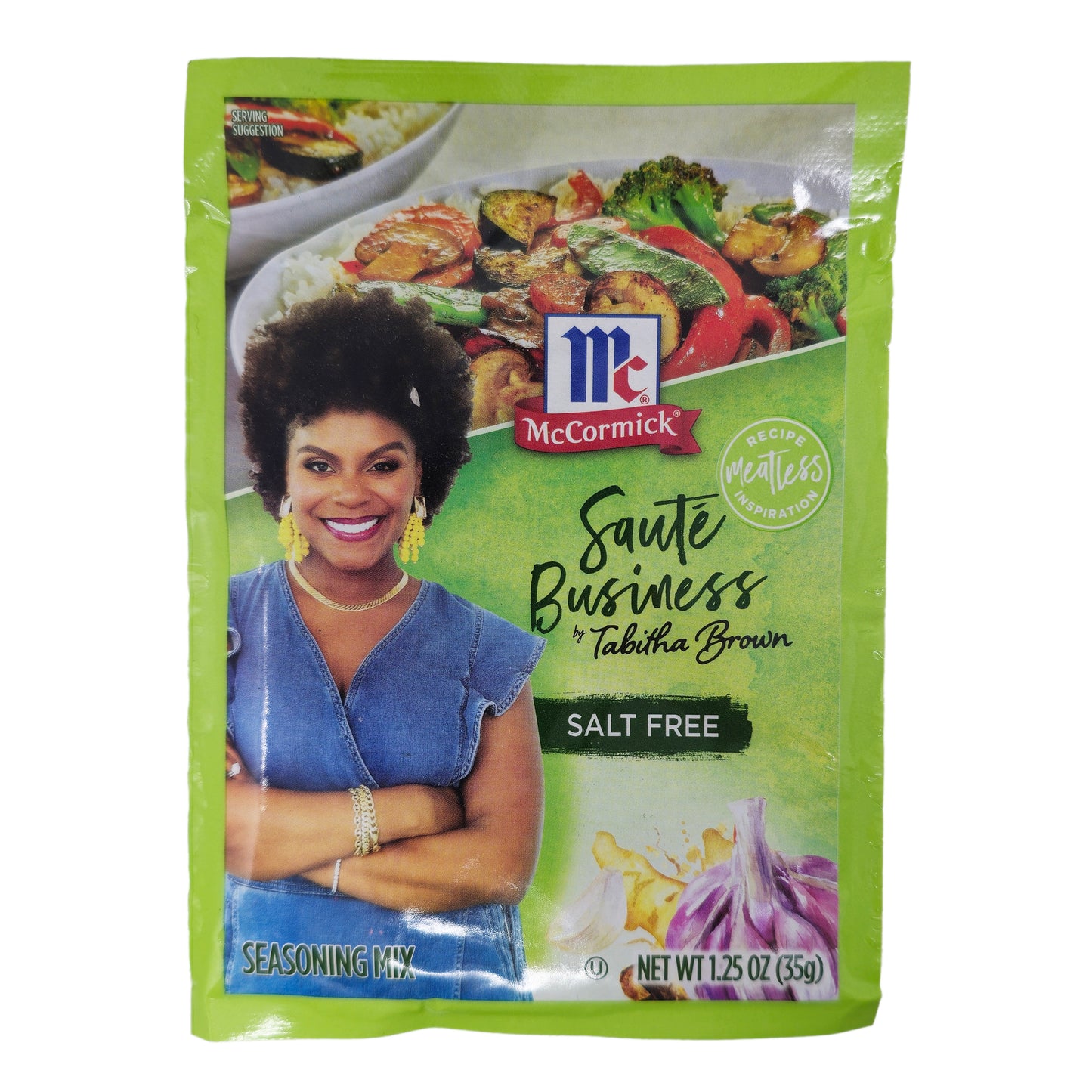 McCormick Salt Free Saute Business Seasoning Mix - 1oz.