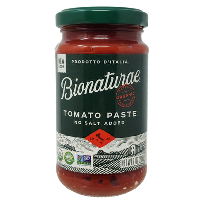 Bionaturae Organic Tomato Paste No Salt Added - 7oz