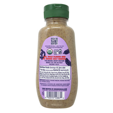 Organicville No Salt Added Stone Ground Mustard - 12oz.