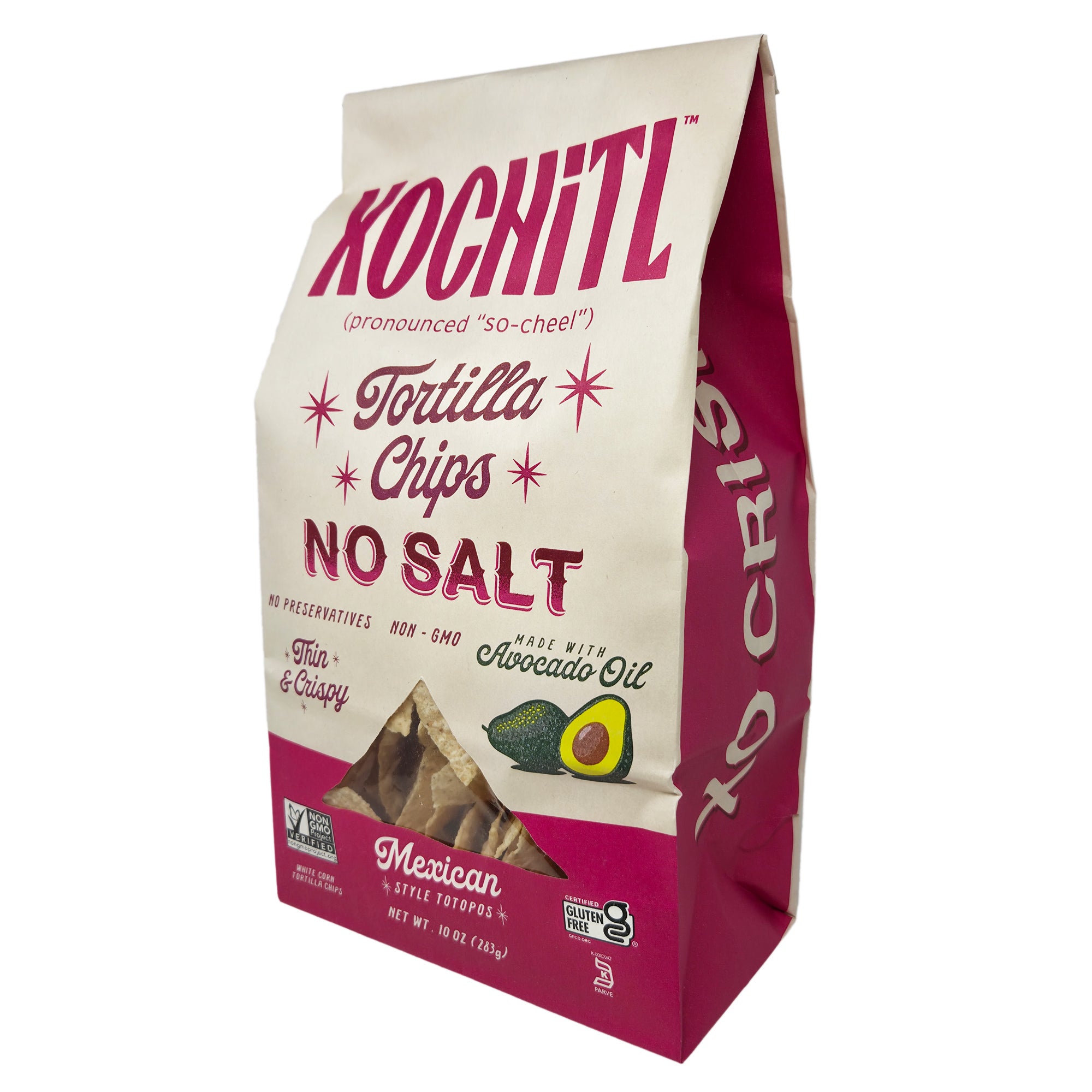 Xochitl No Salt Corn Chips-10 oz