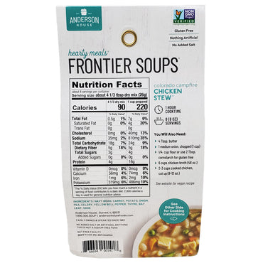 Frontier Colorado Campfire Chicken Stew Mix-7 oz. - Healthy Heart Market