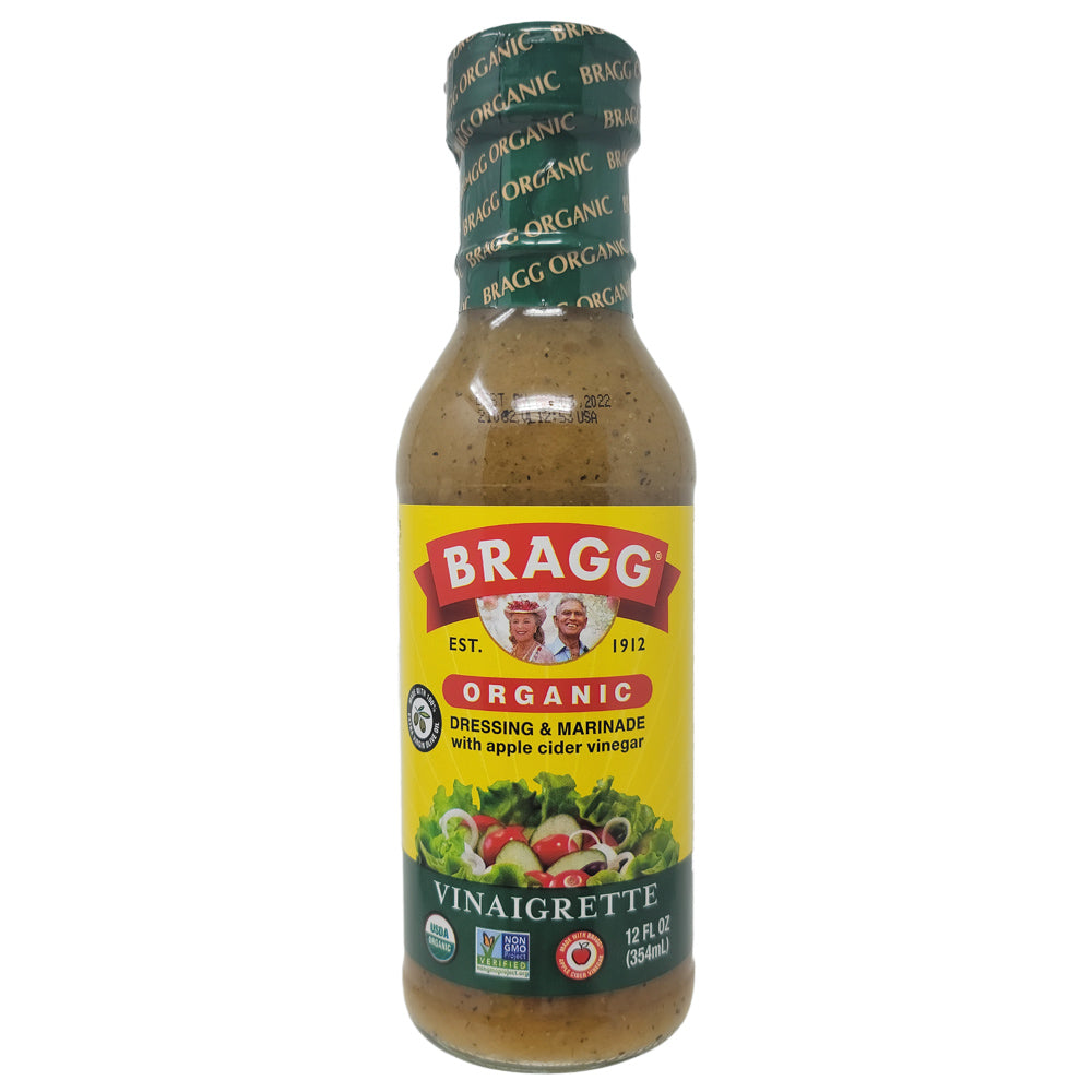 Bragg Organic Vinaigrette Dressing & Marinade - 12oz Healthy Heart Market Bragg Organic Vinaigrette Dressing & Marinade - 12oz Healthy Heart Market