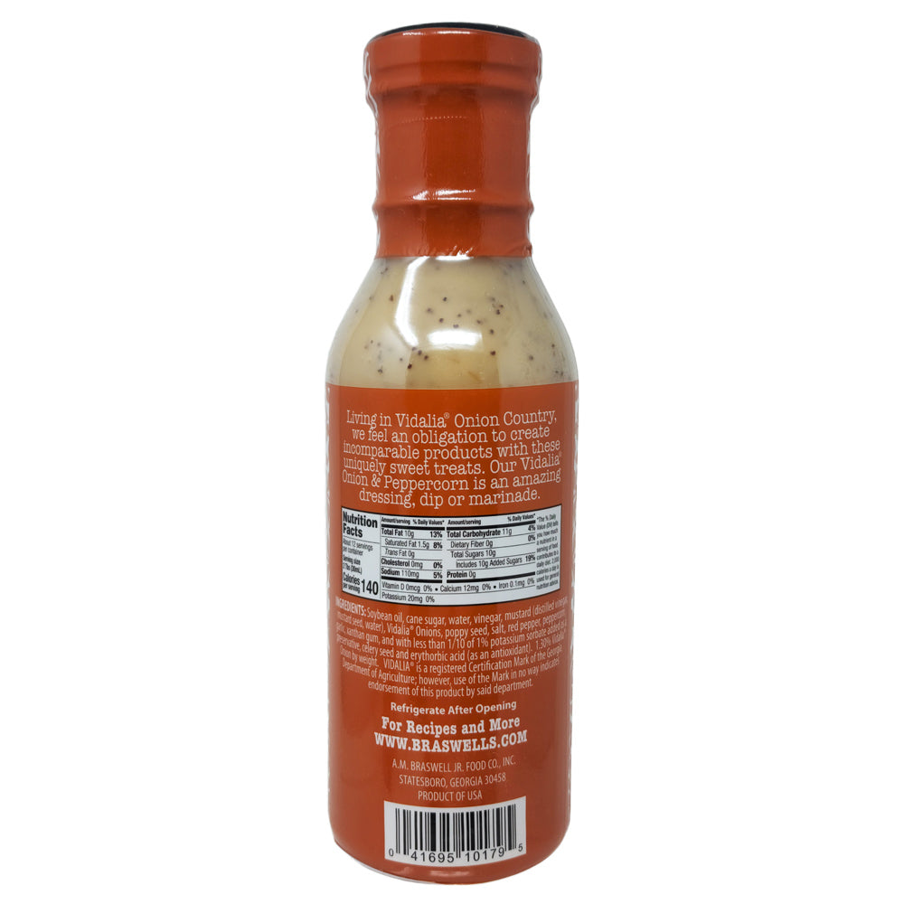 Braswell's Creamy Vidalia Onion Peppercorn Dressing-12 oz.