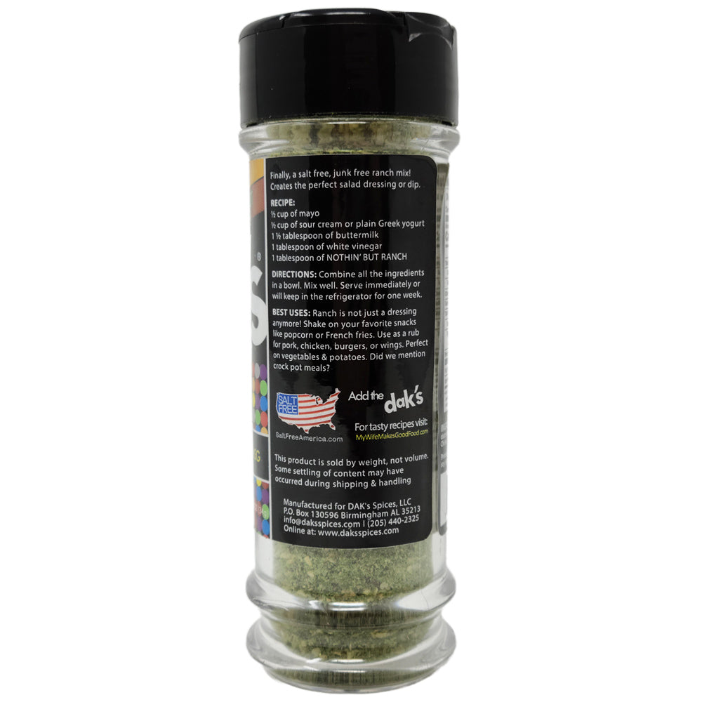 Dak's Nothin' But Ranch No Salt Mix - 1.2oz.
