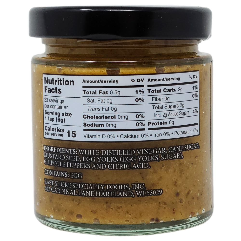 East Shore Chipotle Mustard-5 oz . - Healthy Heart Market