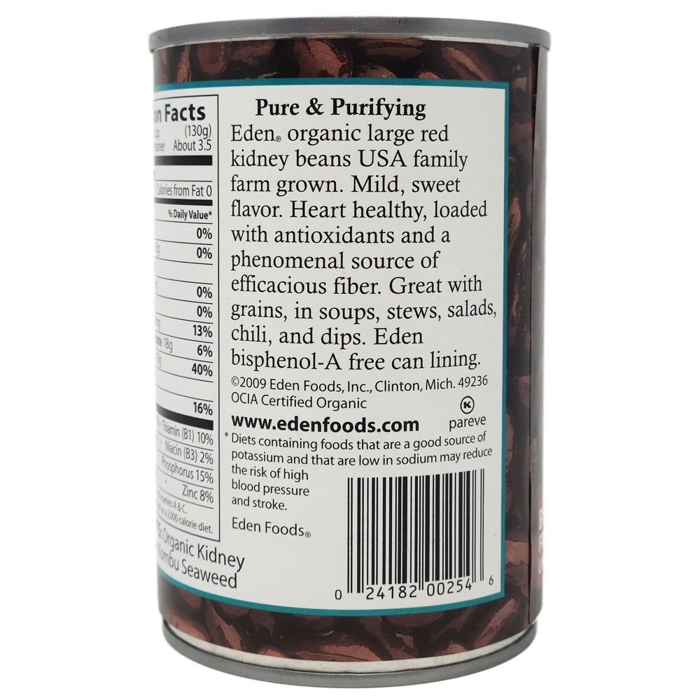 Eden No Salt Added Kidney Beans-15 oz.