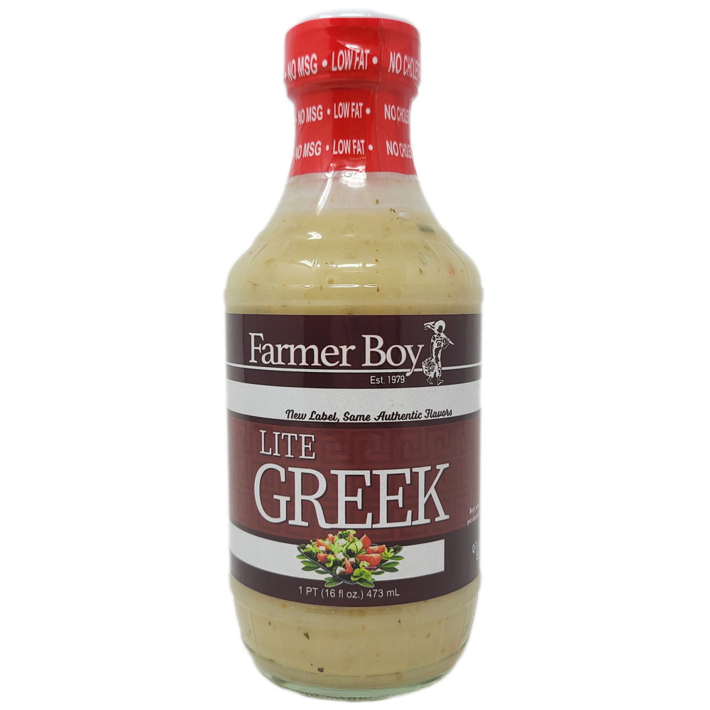 Farmer Boy Lite Greek Dressing-16 oz Farmer Boy Lite Greek Dressing-16 oz
