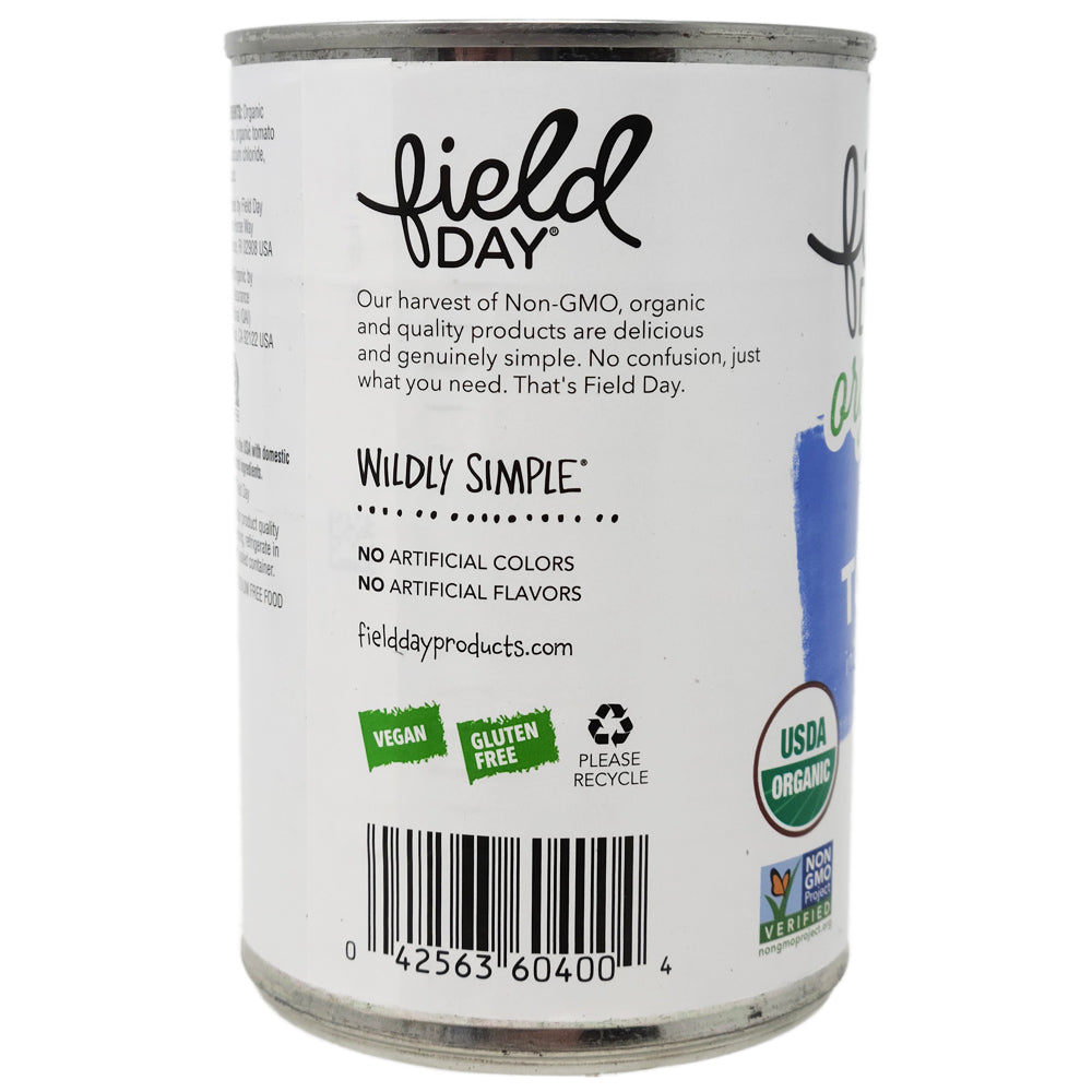 Field Day Organic Diced Tomatoes No Salt Added - 14.5 oz