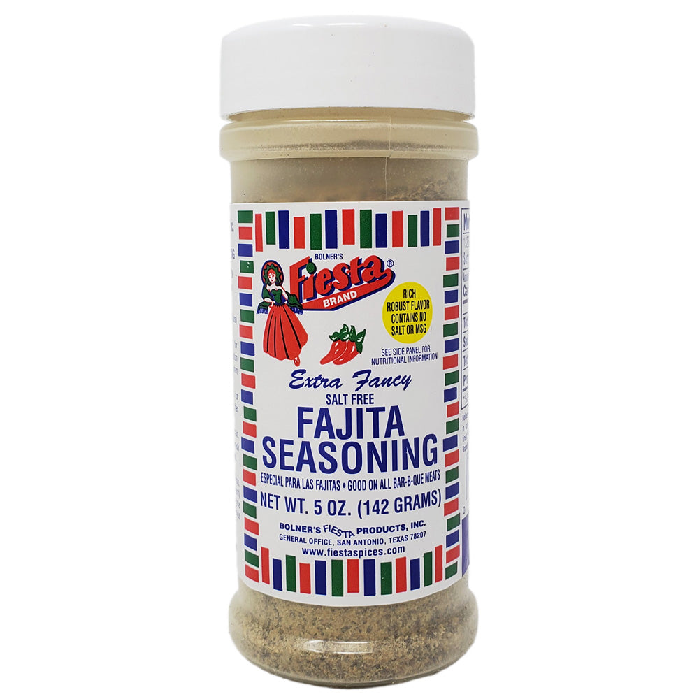 Fiesta Brand Salt Free Fajita Seasoning-5 oz. - Healthy Heart Market