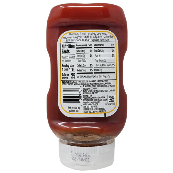Sauce ketchup 0 calorie