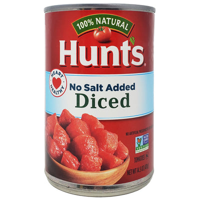 Hunt's No Salt Added Diced Tomatoes - 14.5 oz. - Healthy Heart Market
