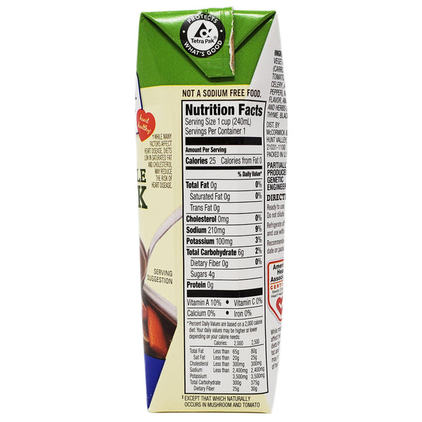 Kitchen Basics Unsalted Vegetable Broth 8.25 oz. Healthy Heart Market