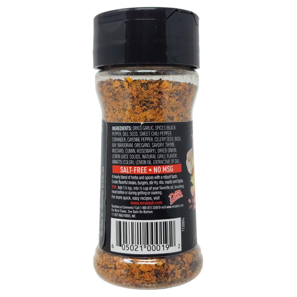 Dash Steak Salt Free Grilling Seasoning Blend-2.5 oz.