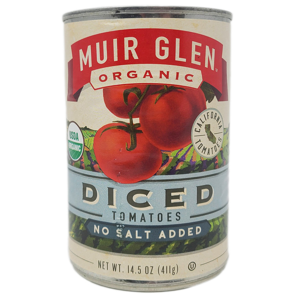 Muir Glen Organic No Salt Added Diced Tomatoes-14.5 oz. - Healthy Heart Market