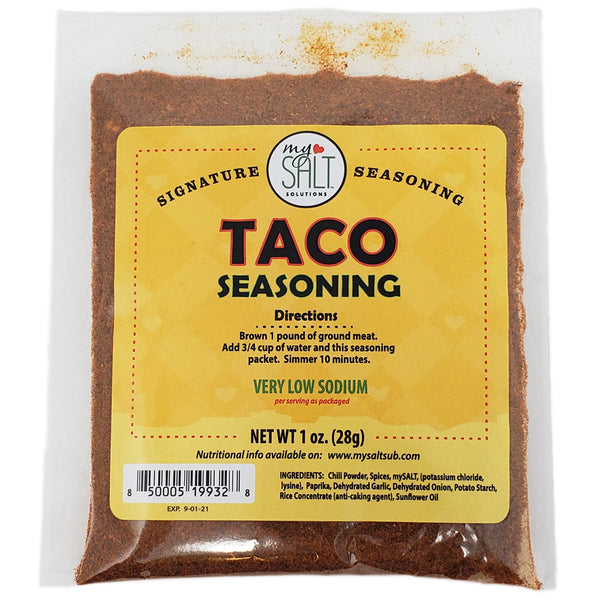 Homemade Low Sodium Taco Seasoning Mix » Salads for Lunch