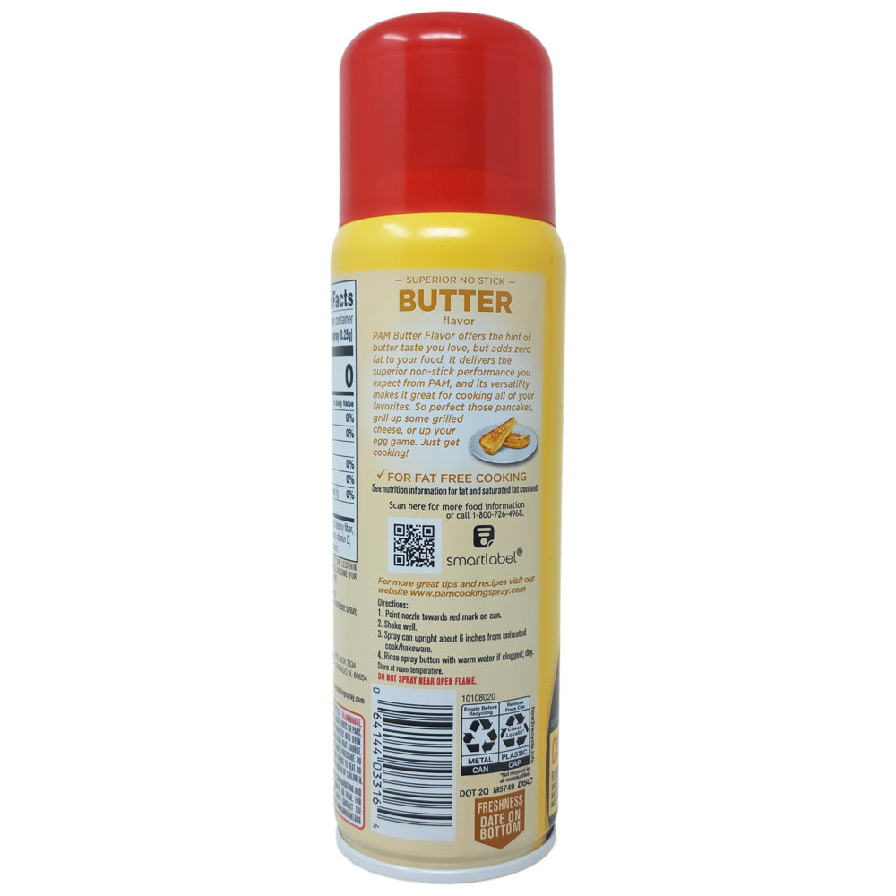 PAM Butter Flavored Non-Stick Cooking Spray - 5oz.