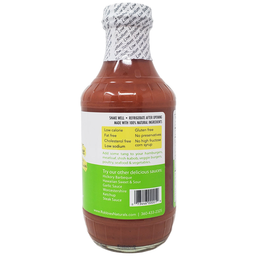 Robbie's Original Barbeque Sauce- 18oz - Healthy Heart Market