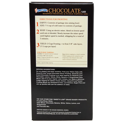 Sweet N' Low Chocolate Frosting Mix-5.25 oz.