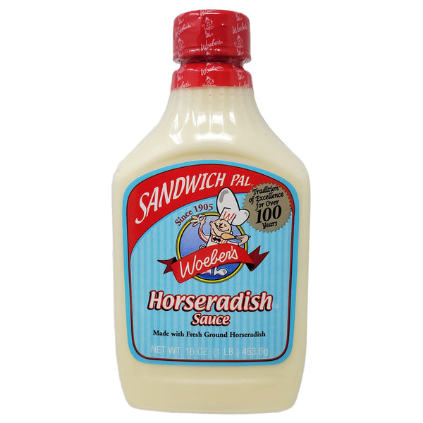 Woeber's Sandwich Pal Horseradish Sauce- 16oz.