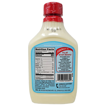 Woeber's Sandwich Pal Horseradish Sauce- 16oz.