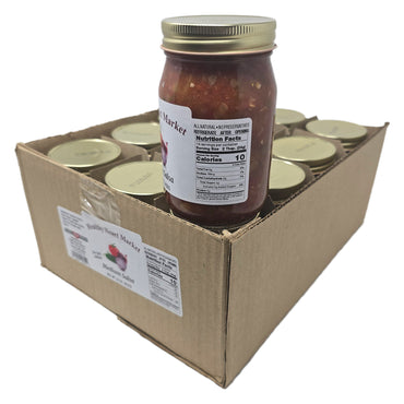 Case of 12 Healthy Heart Market No Salt Added Medium Salsa - 16oz.
